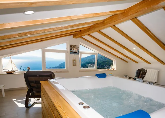 Ivetta For 10 People Near With Sea View & Children Playground * Abbázia